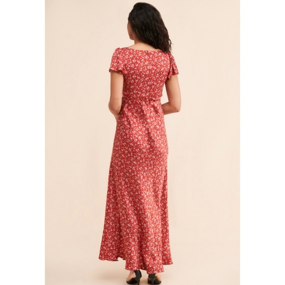 Selkie flutter sleeve silk dress - Picture 6 of 11